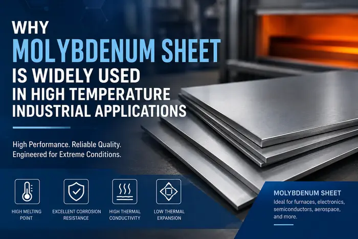 Why Molybdenum Sheet Is Widely Used in High Temperature Industrial Applications Why Molybdenum Sheet Is Widely Used in High Temperature Industrial Applications