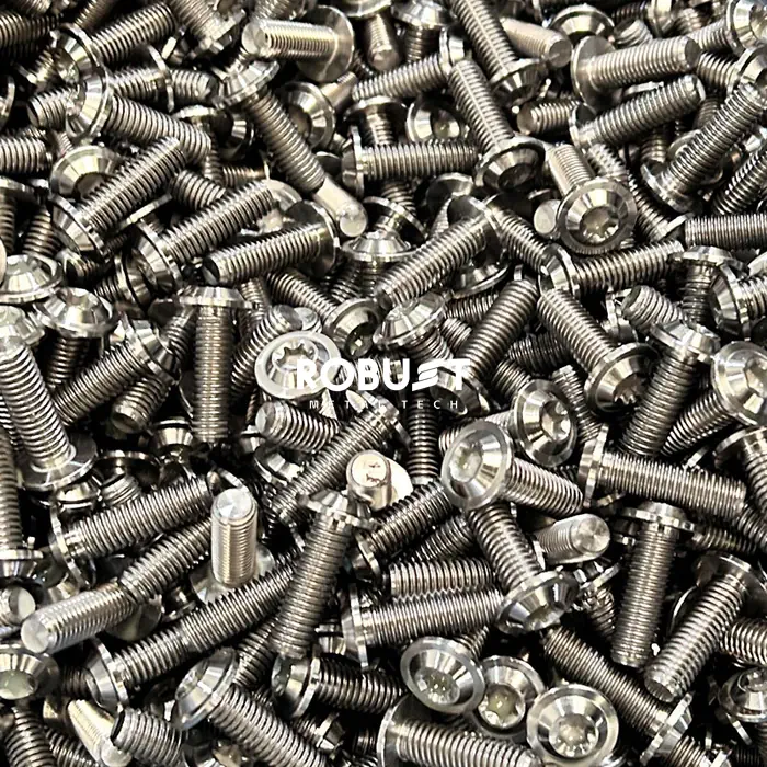 Titanium fasteners—including bolts, screws, nuts, washers